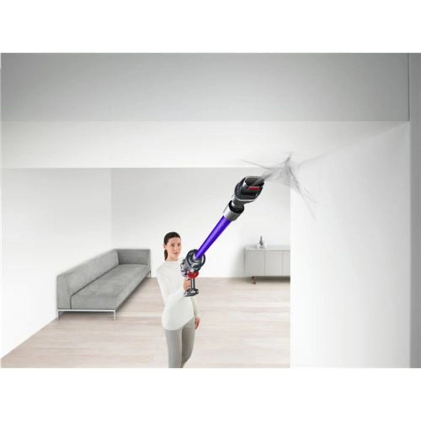Aspiradora Escoba Dyson V11 Advanced - Sin Cable, 200 AW, 60 min Autonomía, Pantalla LED, Morado/Níquel