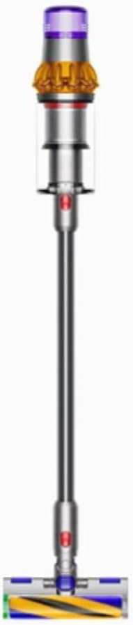 Aspiradora Dyson V15 Detect Absolute + Paños JUNG - Sin Cable, 60 min, Tecnología Láser, Filtro HEPA, Plata