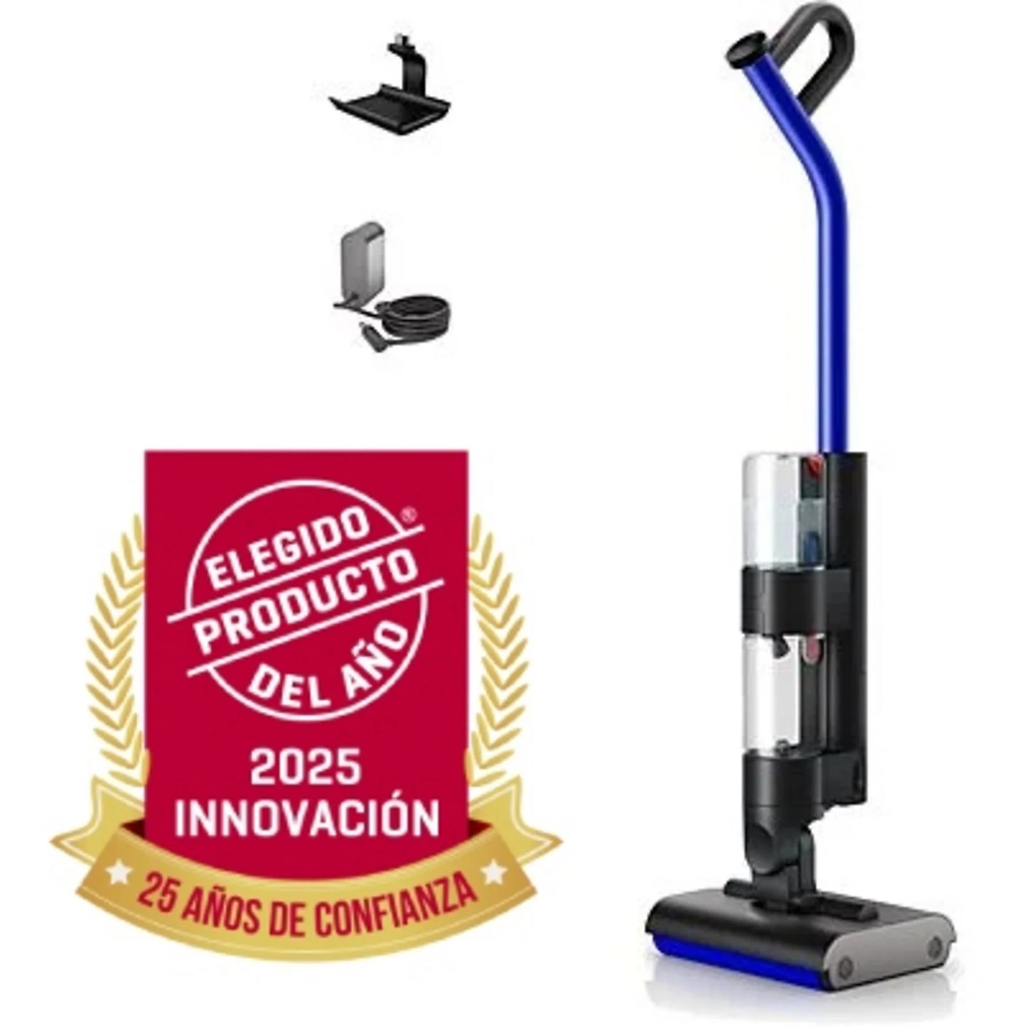 Fregona Eléctrica Dyson WashG1™ - Sin Cables, 35 min Autonomía, Autolimpiable, Suelos Duros