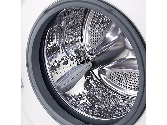 Lavadora LG F4X1009NWK - 9 kg, 1400 rpm, AI Direct Drive™, Steam™, Blanco Marfil