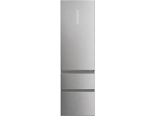 Frigorífico Combi Haier HTW5620CNMG - 414L, 205 cm Alto, No Frost Total, Wi-Fi, Direct Access, Inox