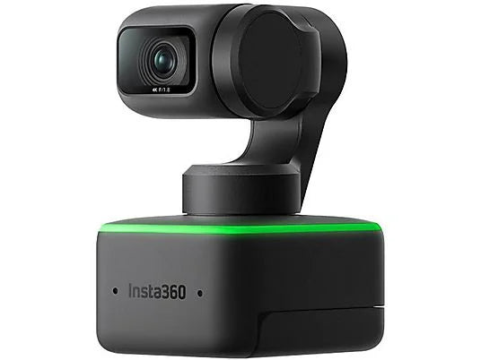 Webcam 4K con IA Insta360 Link - Sensor 1/2", Gimbal de Seguimiento Automático, 4K UHD, Negro