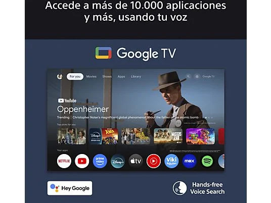 Sony Bravia 3 43S35 - TV LED 43" 4K HDR, Google TV, Procesador X1, Dolby Atmos