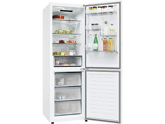 Frigorífico Combi Candy Fresco 300 CNCQ2T618EW - 355L, 185 cm Alto, No Frost Total, App hOn, Blanco
