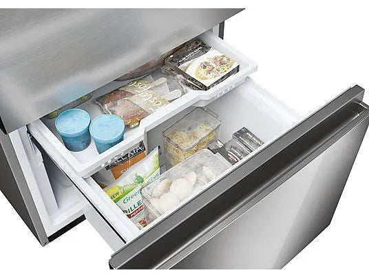 Frigorífico Combi Haier HTW5620CNMG - 414L, 205 cm Alto, No Frost Total, Wi-Fi, Direct Access, Inox