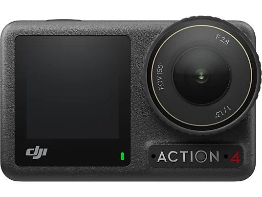 Cámara deportiva DJI Osmo Action 4 Adventure Combo - 4K, 120 fps, Sumergible 18m, 3 Baterías, Negro