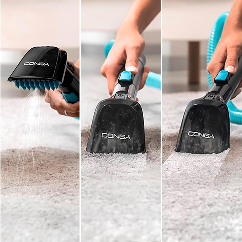 Título optimizado para Google Shopping: Aspirador de Tapicerías Cecotec Conga 4000 Carpet&Spot Clean - 3 en 1, 400W, 12 kPa, 2 Depósitos, con Cable