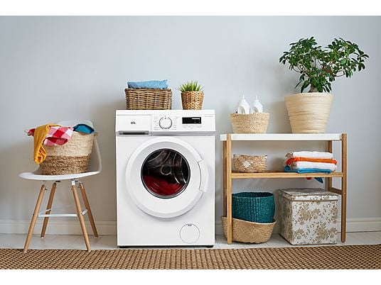 Lavadora Carga Frontal ok. OWM 6143 D - 6 kg, 1000 rpm, Fondo Reducido 40 cm, Blanco