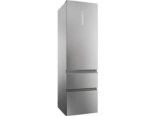 Frigorífico Combi Haier HTW5620CNMG - 414L, 205 cm Alto, No Frost Total, Wi-Fi, Direct Access, Inox