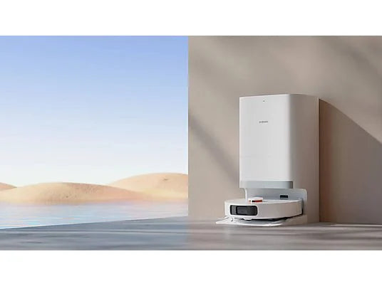 Robot Aspirador y Fregasuelos Xiaomi Robot Vacuum X20+ - Base Autovaciado, 180 min, Mopas Giratorias, 1000 W, Blanco