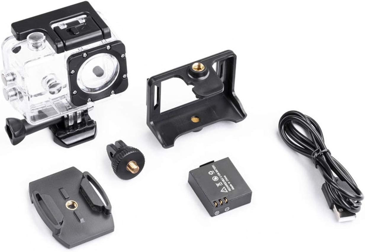 MIDLAND H3+ - Cámara deportiva Full HD 16 MP con estabilizador, Wi-Fi y función Dash Cam - Sumergible hasta 30m