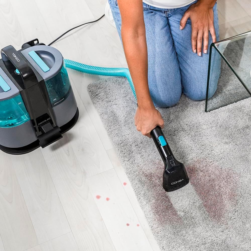 Título optimizado para Google Shopping: Aspirador de Tapicerías Cecotec Conga 4000 Carpet&Spot Clean - 3 en 1, 400W, 12 kPa, 2 Depósitos, con Cable
