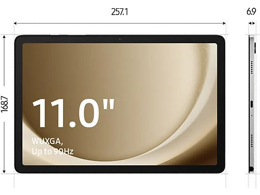 Tablet Samsung Galaxy Tab A9+ - 11" WUXGA, 64 GB, 4 GB RAM, Wi-Fi, azul
