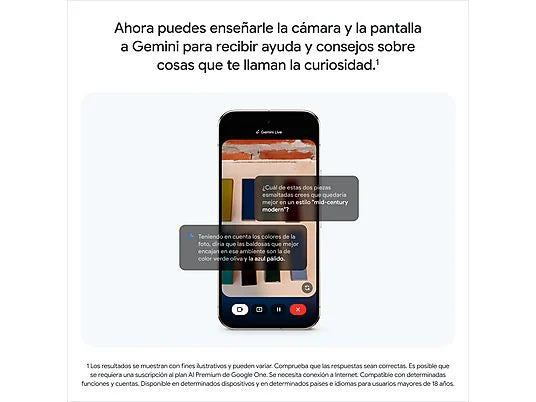 Google Pixel 9 (256 GB) en Obsidiana con 12 GB de RAM, pantalla Actua OLED de 6.3", procesador Google Tensor G4 y batería de 4700 mAh