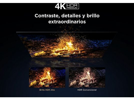 TCL 50C6KS - Televisor Mini LED 50" UHD 4K, Smart TV, AiPQ Pro Processor, Negro