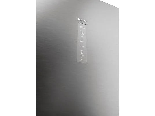 Frigorífico Combi Haier HTW5620CNMG - 414L, 205 cm Alto, No Frost Total, Wi-Fi, Direct Access, Inox