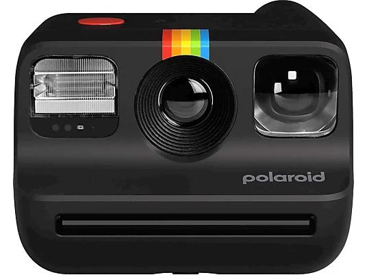 Polaroid Go Gen 2 - Cámara instantánea compacta, Negra con espejo para selfies, flash y batería recargable