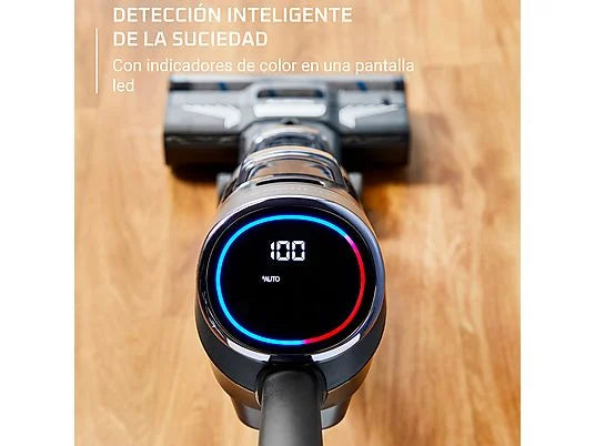 Fregona Eléctrica Inalámbrica Rowenta X-Clean 4 GZ5035 - Aspira y Friega, 50 min, Autolimpieza, 200 W, Gris