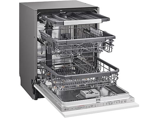 Lavavajillas integrable LG DB365TXS - 60 cm, 14 servicios, 10 programas, QuadWash™, inox