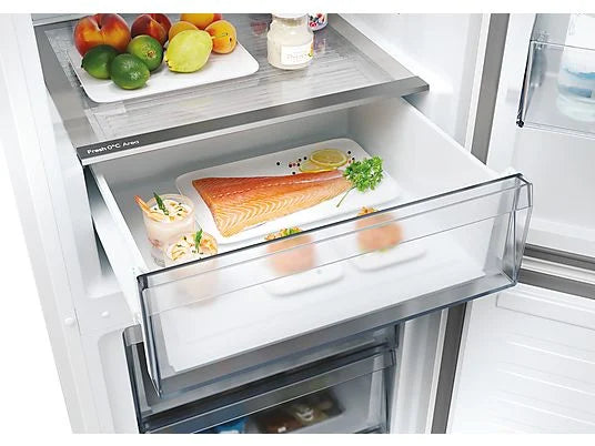Frigorífico Combi Candy Fresco 300 CNCQ2T618EW - 355L, 185 cm Alto, No Frost Total, App hOn, Blanco