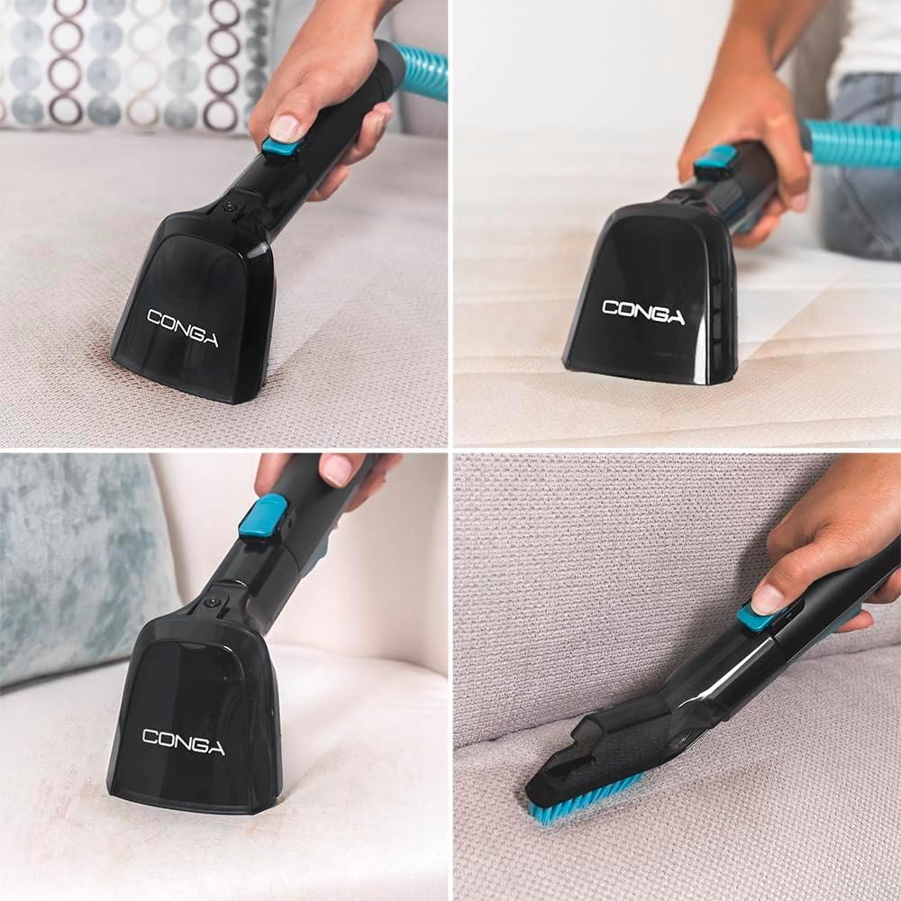 Título optimizado para Google Shopping: Aspirador de Tapicerías Cecotec Conga 4000 Carpet&Spot Clean - 3 en 1, 400W, 12 kPa, 2 Depósitos, con Cable