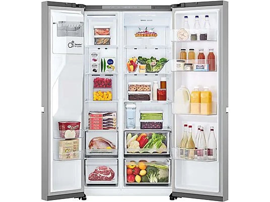 Frigorífico Americano LG GSLC41PYPE - 638L, 179 cm, No Frost, Disp. Agua y Hielo, Inox Antihuellas