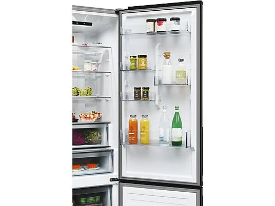Frigorífico Combi Candy Fresco CNCQ2T620EX - 409L, 205 cm Alto, No Frost Circle+, Inox