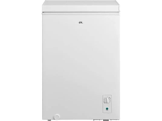 Congelador Horizontal ok. OFZ 161 E W - 99L, 85 cm de Alto, Control Mecánico, Blanco