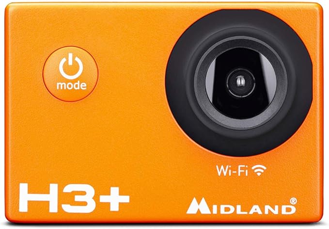 MIDLAND H3+ - Cámara deportiva Full HD 16 MP con estabilizador, Wi-Fi y función Dash Cam - Sumergible hasta 30m