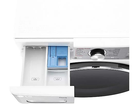 Lavadora LG F4WR9009A2W Serie 900 - 9 kg, 1400 rpm, AI Direct Drive™, TurboWash™360˚, Blanco