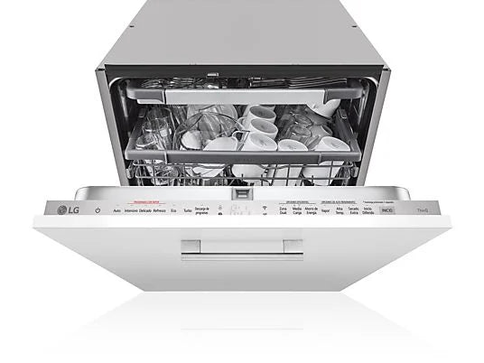 Lavavajillas integrable LG DB365TXS - 60 cm, 14 servicios, 10 programas, QuadWash™, inox