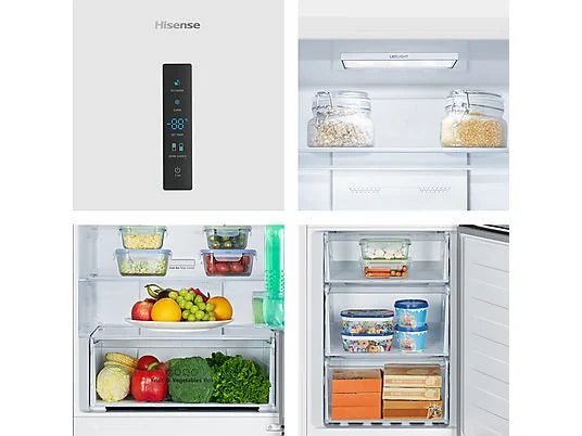 Frigorífico Combi Hisense RB390N4DWD - 304L, 186 cm, No Frost, Multi Air Flow, Blanco