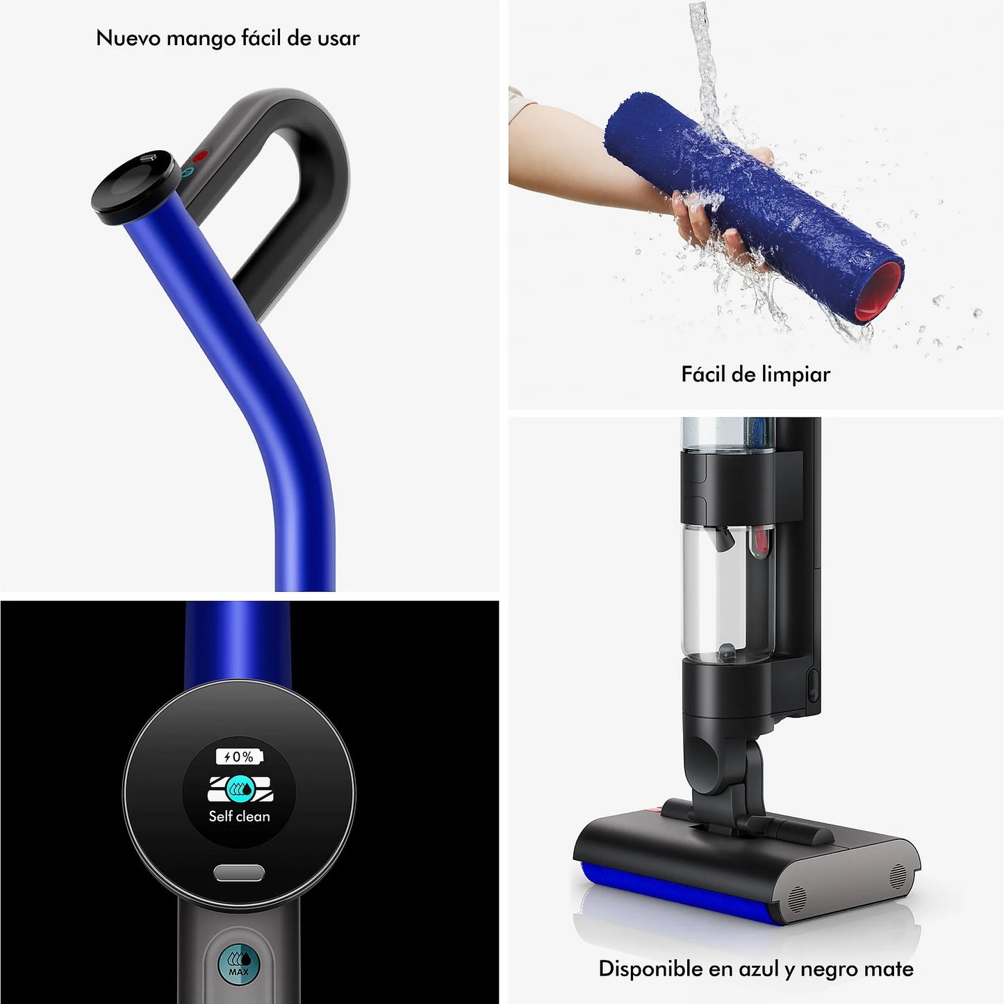 Fregona Eléctrica Dyson WashG1™ - Sin Cables, 35 min Autonomía, Autolimpiable, Suelos Duros