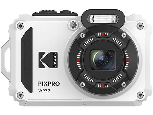 Cámara Compacta Kodak PIXPRO WPZ2 - 16MP, 15m Sumergible, 4x Zoom Óptico, Full HD 1080p, Blanco