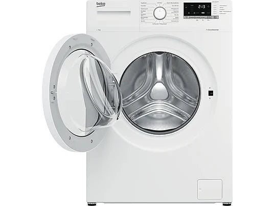 Lavadora Beko WML91433NP1 - 9 kg, 1400 rpm, Clase B, Motor Inverter, Blanco