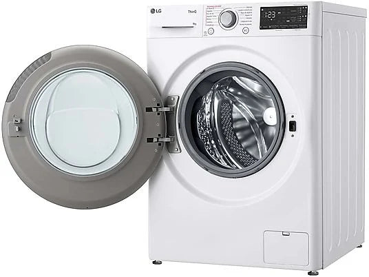 Lavadora LG F4WR5509A1W Serie 550 - 9 kg, 1400 rpm, AI Direct Drive™, Autodosificador, Blanco