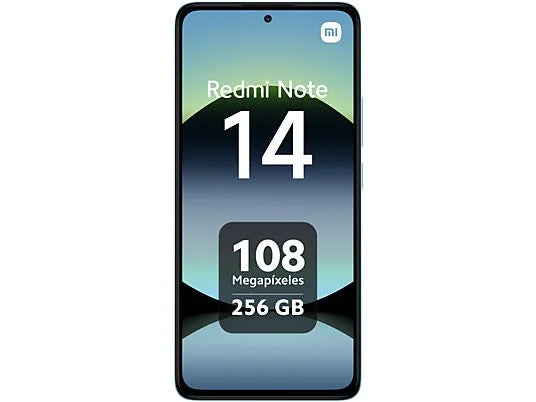 Xiaomi Redmi Note 14 (256 GB) en Azul Océano con 8 GB de RAM, pantalla 6.67" AMOLED FHD+, procesador MediaTek Helio G99-Ultra y batería de 5500 mAh