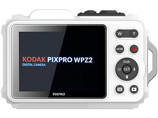 Cámara Compacta Kodak PIXPRO WPZ2 - 16MP, 15m Sumergible, 4x Zoom Óptico, Full HD 1080p, Blanco