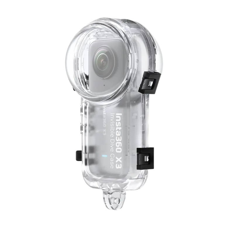 Carcasa de Buceo Insta360 X3 - Sumergible 50m, IPX8, Invisible en 360°, Transparente