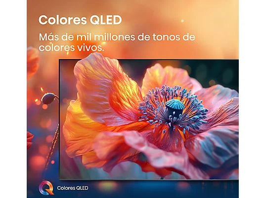Hisense TV QLED 55" 4K UHD (55E7Q) con IA 4K Upscaler, Modo Juego Plus y Sensor de Luz - Color Negro