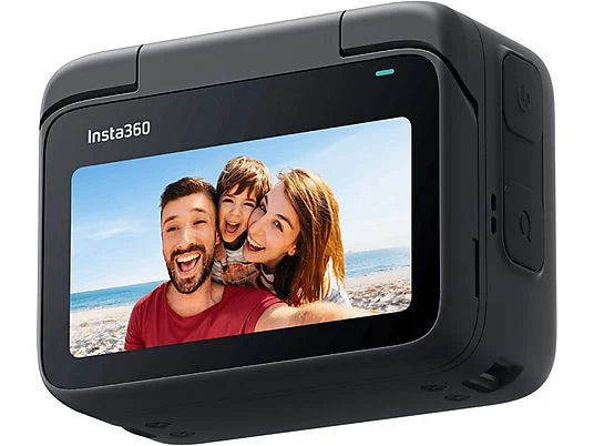 Cámara deportiva Insta360 GO 3S - 4K, 128GB, Estabilización FlowState, Pantalla Abatible 2.2", Negro Medianoche