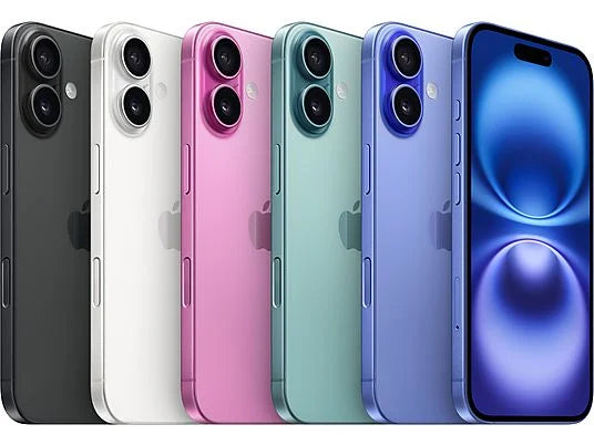 Apple iPhone 16 (128 GB) en Negro con 5G, pantalla 6.1" Super Retina XDR, y Chip A18 Bionic