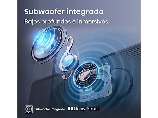 Hisense TV Mini LED 50" 4K UHD (50E8Q) con 144 Hz, Hi-View Engine, Subwoofer Integrado y Escalador HDR IA - Color Negro