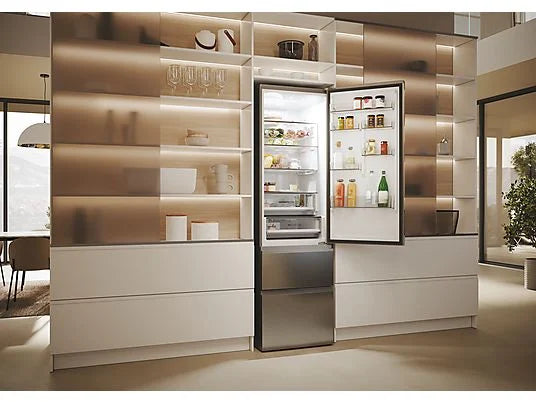 Frigorífico Combi Haier HTW5620CNMG - 414L, 205 cm Alto, No Frost Total, Wi-Fi, Direct Access, Inox