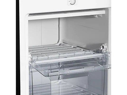 Congelador Vertical CHiQ FSD160D4E - 145L, 126 cm Alto, 5 Cajones, Clase E, Quick Freeze, Metálico Oscuro