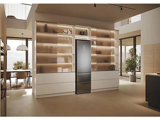 Frigorífico Combi Haier HTW5620CNMG - 414L, 205 cm Alto, No Frost Total, Wi-Fi, Direct Access, Inox