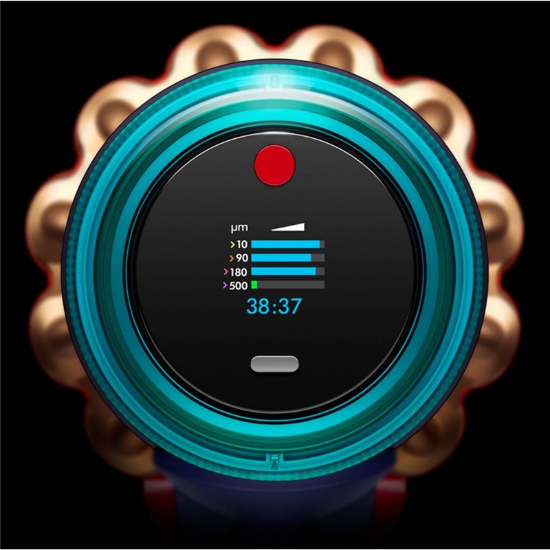 Aspiradora Dyson Gen5 Detect Absolute - Sin Cable, 280 AW, 70 min, Filtración HEPA, Azul/Cobre