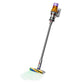 Aspiradora Escoba Dyson V12 Detect Slim Absolute - Sin Cable, 150 AW, 60 min Autonomía, Tecnología Láser, Amarillo/Níquel