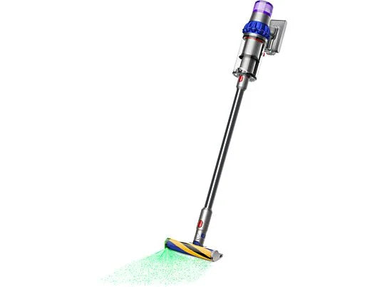 Aspiradora Escoba Dyson V15 Detect Fluffy - Sin Cable, 240 AW, 60 min Autonomía, Tecnología Láser, Níquel