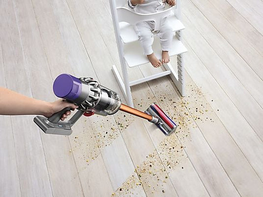 Aspiradora Escoba Dyson Cyclone V10 Absolute - Sin Cable, 150 AW, 60 min Autonomía, Tecnología Ciclónica, Níquel